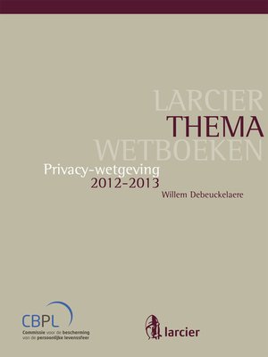 cover image of Privacy-wetgeving